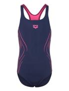 G Reflecting Swimsuit Swim Pro Back Black-Water Uimapuku Uima-asut Nav...