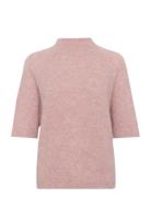 Cufiju Cacheia Ss Pullover Tops Knitwear Jumpers Pink Culture