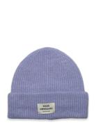 Tosca Anju Hat Accessories Headwear Beanies Blue Mads Nørgaard