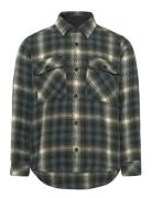 Soft Wool Noah Shirt Tops Shirts Casual Green Mads Nørgaard