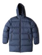 Gavin Puffer Coat Vuorillinen Takki Topattu Takki Navy Clean Cut Copen...