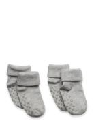 Baby Rib Sock W. Abs Sukat Grey Minymo