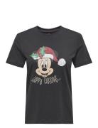 Onlmickey Life Reg S/S Top Box Xmas Jrs Tops T-shirts & Tops Short-sle...