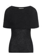 Nuit Top Tops Knitwear Jumpers Black Stylein