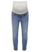 Olmcatwalk Hw Mom Ak Des Dnm Pim040 Noos Bottoms Jeans Straight-regula...