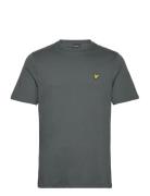 Plain T-Shirt Tops T-shirts Short-sleeved Green Lyle & Scott