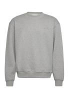 Crew Sweatshirt Tops Sweat-shirts & Hoodies Hoodies Grey Les Deux