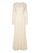 Dress Maksimekko Juhlamekko Cream Rosemunde