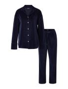 Caroline Velour Pajama Set Pyjama Navy Lexington Home