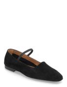 Petina Black Camoscio Ballerinat Black ATP Atelier