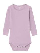Nbfkab Ls Body Noos Bodies Long-sleeved Pink Name It