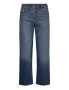 High-Rise Relaxed Straight Ankle Jean Bottoms Jeans Straight-regular B...