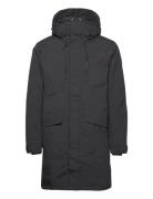 Trent Jkt M Parka Takki Black Five Seasons