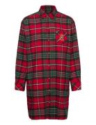 Lrl L/S His Sleepshirt Toppi Red Lauren Ralph Lauren Homewear