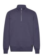 Centre Half Zip Sport Sweat-shirts & Hoodies Sweat-shirts Navy Björn B...