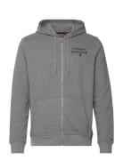 Fz Hoodie Hwk Tops Sweat-shirts & Hoodies Hoodies Grey Tommy Hilfiger