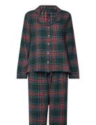 Flannel Pyjama Set Pyjama Green Hunkemöller