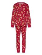 Pyjamas Set All Over Print Pyjamasetti Pyjama Red Lindex