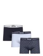 Trunk 3P Bold Design Bokserit Navy BOSS