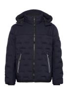 Hybrid Puffer Jacket Vuorillinen Takki Topattu Takki Navy Tom Tailor