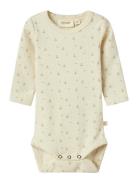 Nbfgago Ls Slim Body Lil Noos Bodies Long-sleeved Cream Lil'Atelier