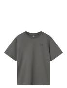 Nkmgreg Ss Nreg Top Noos Tops T-shirts Short-sleeved Grey Name It