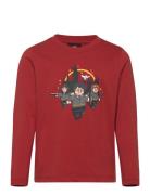 Lwtano 708 - T-Shirt L/S Tops T-shirts Long-sleeved T-shirts Red LEGO ...