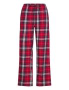 Flannel Pyjamas Trousers Pyjamahousut Olohousut Red Gina Tricot