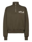 Graphic Fleece-Lsl-Hzp Tops Sweat-shirts & Hoodies Sweat-shirts Khaki ...