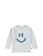 Eloy Tops T-shirts Long-sleeved T-shirts Blue Molo