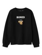 Nlmabrosso Boredofd Sweat Bru Sky Tops Sweat-shirts & Hoodies Sweat-sh...