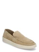 Biamartel Loafer Suede Loaferit Matalat Kengät Beige Bianco