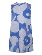 Sopiva Unikko Lyhyt Mekko Blue Marimekko