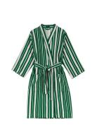 Raide Bath Robe Aamutakki Green Marimekko Home