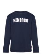 Lwtano 614 - T-Shirt L/S Tops T-shirts Long-sleeved T-shirts Navy LEGO...