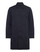 Drill Coat Dark Ink Ohut Pitkä Takki Navy Belstaff