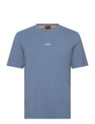 Tchup Tops T-shirts Short-sleeved Blue BOSS