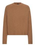 Febisan Tops Knitwear Jumpers Beige BOSS