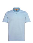 Peoxfordnew Tops Polos Short-sleeved Blue BOSS