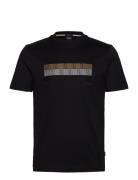 C-Thompson 209 Tops T-shirts Short-sleeved Black BOSS