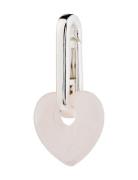 Charm Rose Quartz Heart Pendant Kaulakoru Riipukset Silver Pilgrim