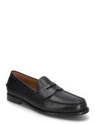 Alston Leather Penny Loafer Loaferit Matalat Kengät Black Polo Ralph L...