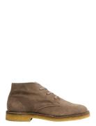 Slhricco Suede Chukka Boot Nyörisaappaat Beige Selected Homme