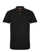 Philson Polo Pique Tops Polos Short-sleeved Black Sebago