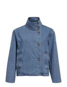 Objtilla Gro L/S Lo Denim Jacket Noos Farkkutakki Denimtakki Blue Obje...