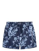 Medium Drawstring Print Uimashortsit Navy Tommy Hilfiger