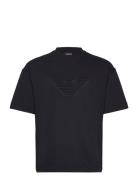 T-Shirt Tops T-shirts Short-sleeved Navy Emporio Armani