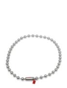 E-Ballchain2-Nec Kaulakoru Korut Silver HUGO