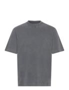 Anf Mens Knits Tops T-shirts Short-sleeved Grey Abercrombie & Fitch