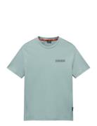 S-Vanni Ss Tops T-shirts Short-sleeved Green Napapijri